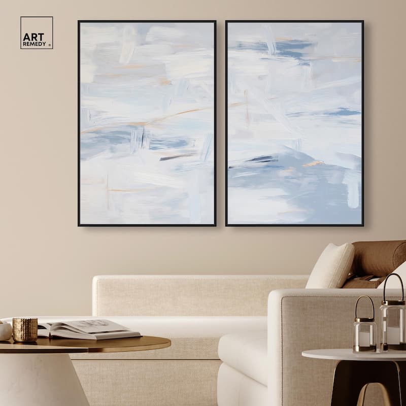 Frozen in Time I Canvas Set of 2 by Art Remedy