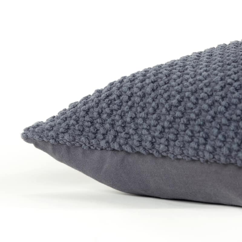 Rizzy Home Transitional Solid Light Texture Throw Pillow