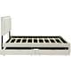 preview thumbnail 6 of 50, Button-Tufted Wingback Bed Velvet Frame Storage Platform Bed with 2 Drawers, Trundle Bed and Smart LED Light Bed Frame