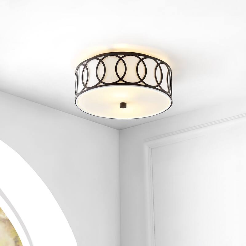 Elizabeth Metal LED Flush Mount, by JONATHAN Y