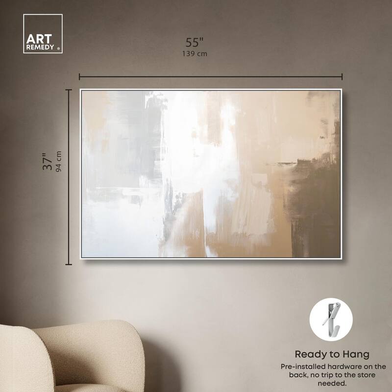 Solace in Softness I Canvas by Art Remedy