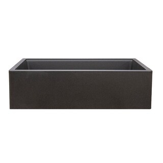 Anna Quickfit Drop In Farmhouse Fireclay 25 85 In 3 Hole Single Bowl Kitchen Sink In Crisp