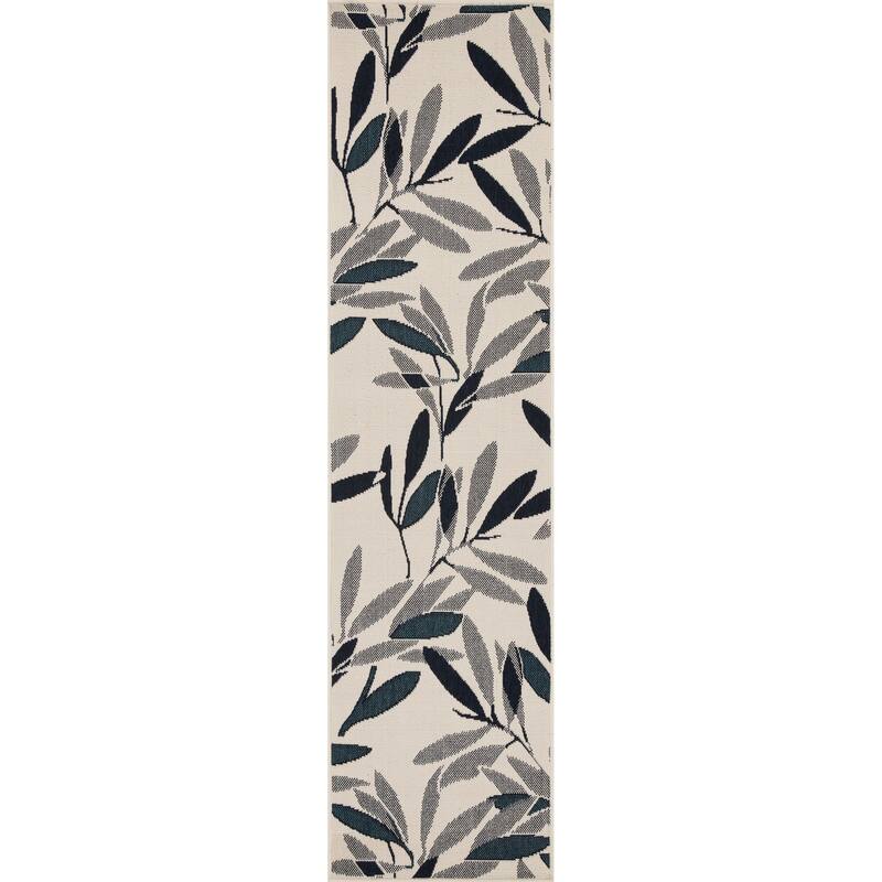 Pianta Collection Rectangle Indoor-Outdoor Throw Rug