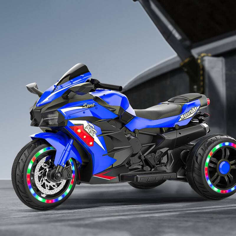 12V Kids Ride on Motorcycle, Electric Kids Motorcycle, Battery Powered Motorcycle for 3-6 Years Old