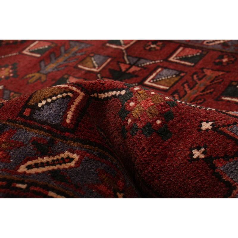 ECARPETGALLERY Hand-knotted Anadol Red Wool Rug - 3'6 x 9'4