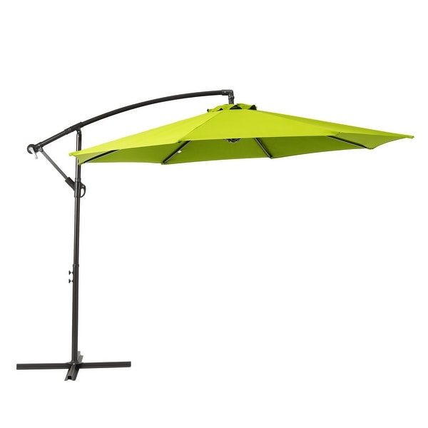 Weller 10-foot Offset Cantilever Hanging Patio Umbrella