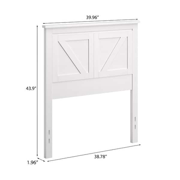 dimension image slide 0 of 9, Farmhouse Solid Wood Headboard
