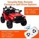 preview thumbnail 15 of 33, Jeep Power Wheels with Remote Control, Car Ride on Toys for Kids & Toddlers Red