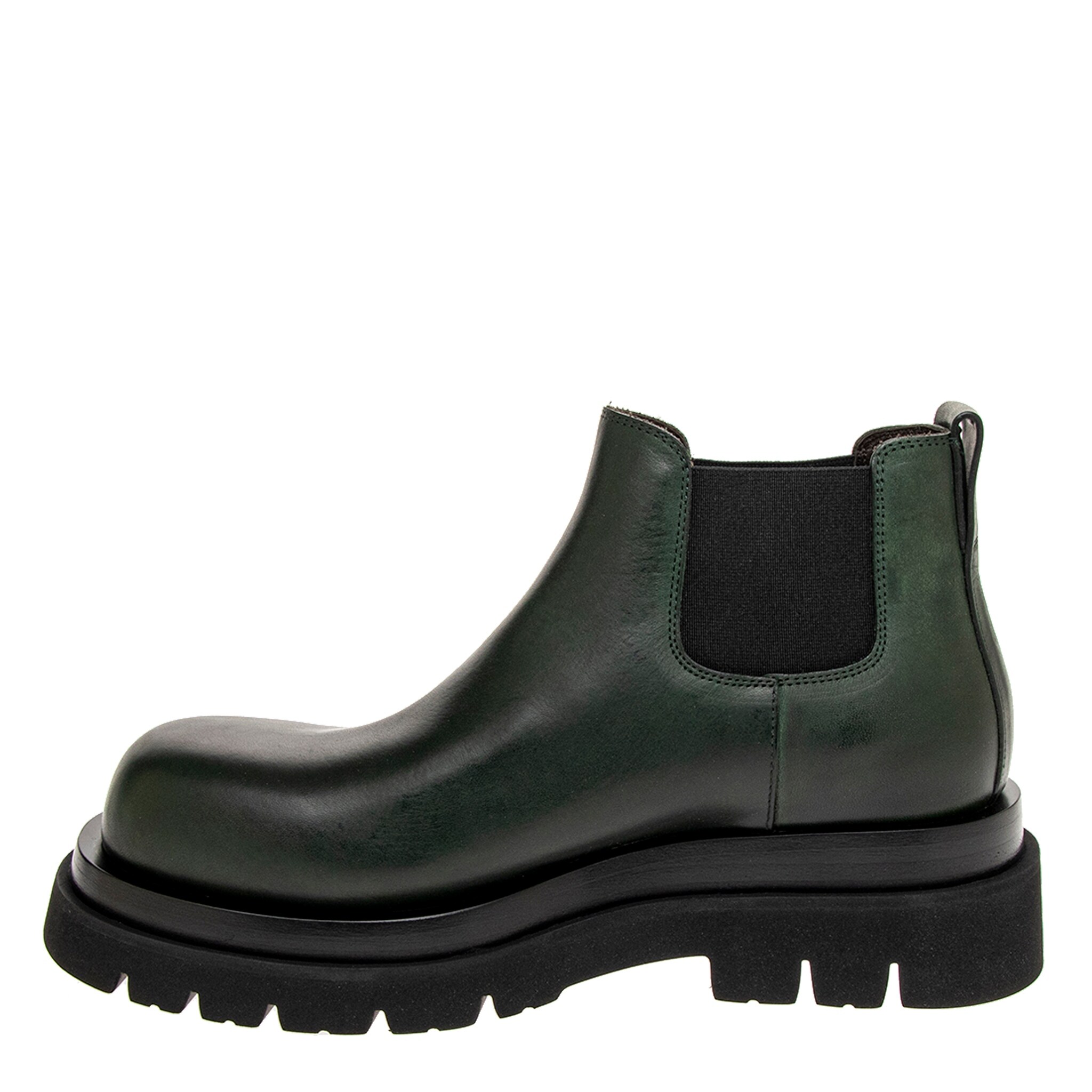T*y様 BOTTEGA VENETA サイドゴアブーツ ダークグリーン　43 Bottega-Veneta-Men's-Chelsea-