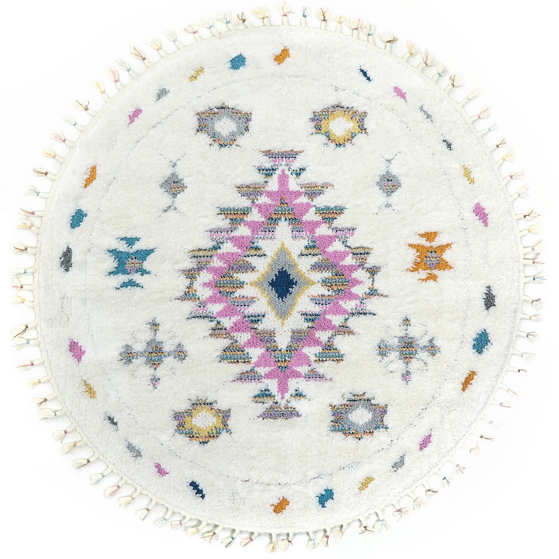 Nuloom Natalia Southwestern Shag Tassel Area Rug