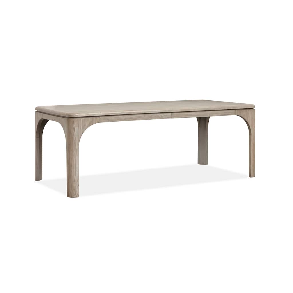 Magnussen Home Braelyn Dorian Grey Extendable Rectangular Dining Table - 40''W x 84''D x 30''H