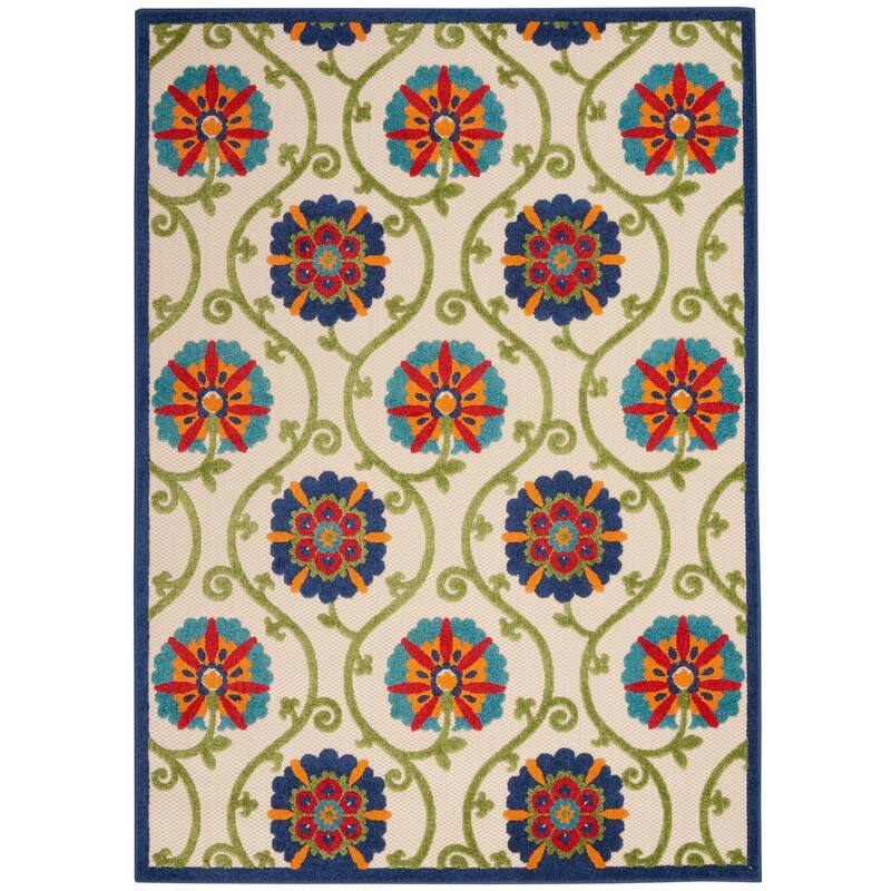 Lanikai Floral Indoor/ Outdoor Area Rug by Havenside Home