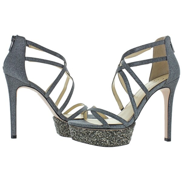 jessica simpson pewter heels