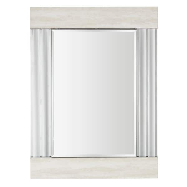 slide 3 of 5, Alida Chrome Finish Wall Mirror by iNSPIRE Q Bold Chrome