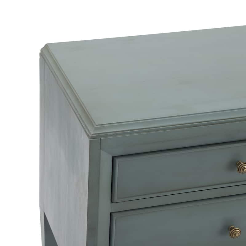 Christopher Knight Home - Classic Modern Classic 2-Drawer Nightstand with Smooth Glide Drawers