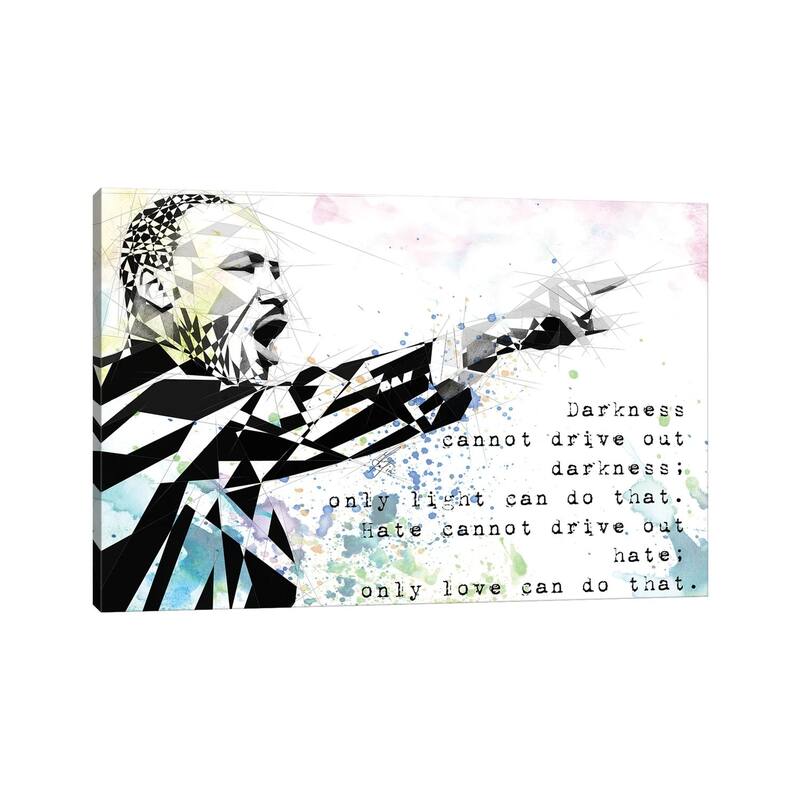iCanvas "Martin Luther King" by Katia Skye Canvas Print