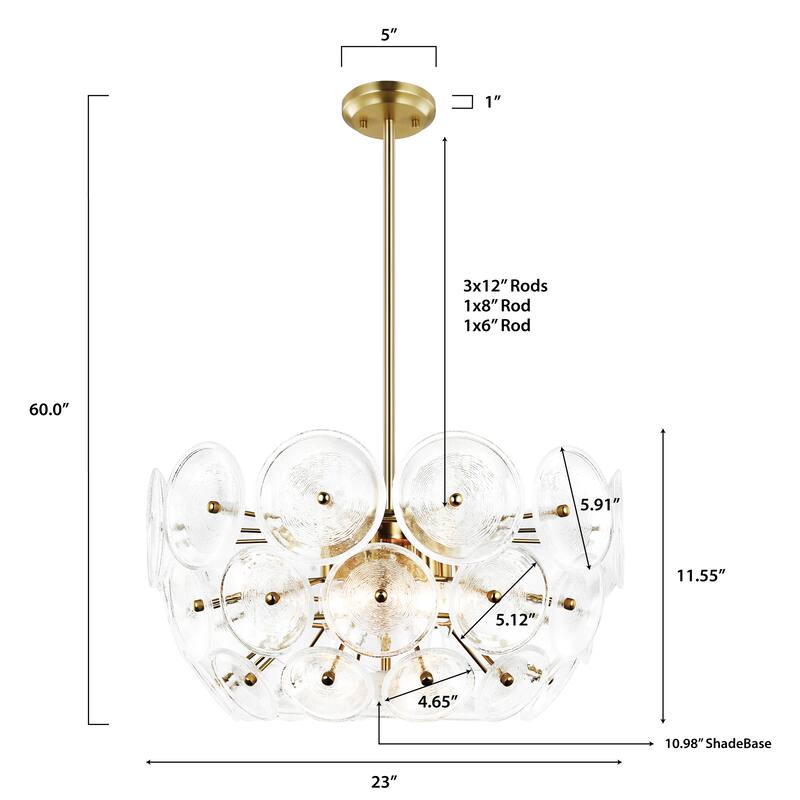 Light Society Chambery 6-Light Chandelier
