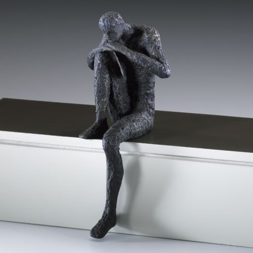 Cyan Design 1903 9" Thinking Man Shelf Decor - old world