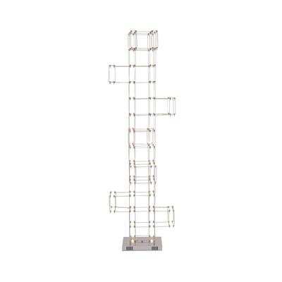Stain Nickel Stainless Steel LED Floor Lamp