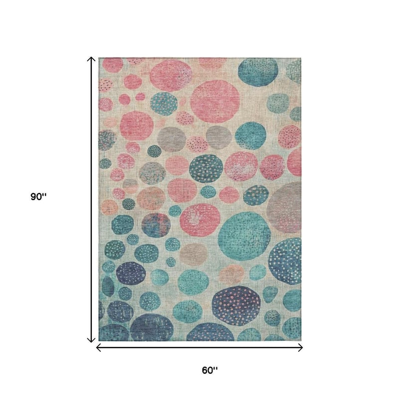 HomeRoots Geometric Transitional Rectangle Outdoor Rug