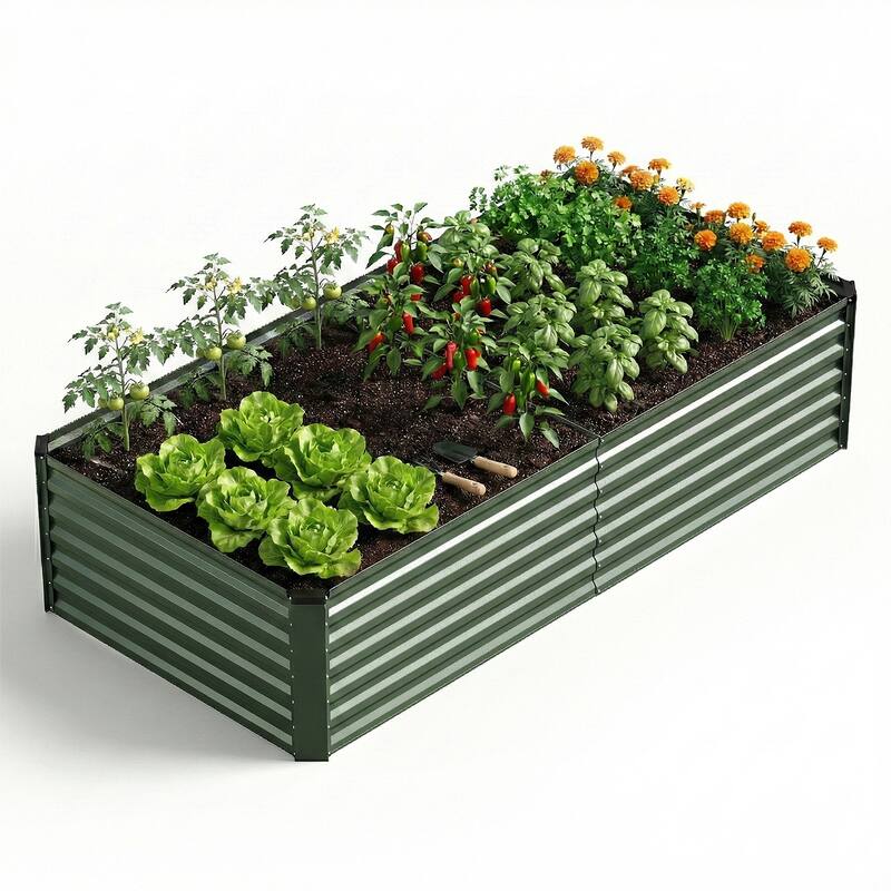 Pocassy Planter Box Outdoor Garden Bed Planter for Vegetables.