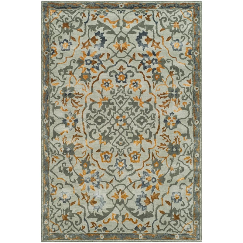 SAFAVIEH Handmade Bella Paule Modern Floral Wool Rug