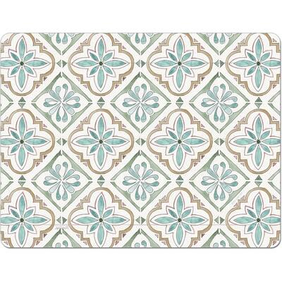 Country Love Tiles, Designer Flexible Cutting Board Mat, 15" x 11.5", Made in the USA, Decorative, Flexible, Easy to Clean