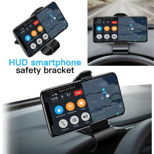 Car Accessories Dashboard Mobile Phone GPS Bracket Holder Car HUD Mount  Clip