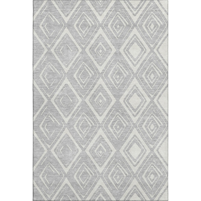 Premium Washable Super Soft Modern Diamond Mayfield Rug