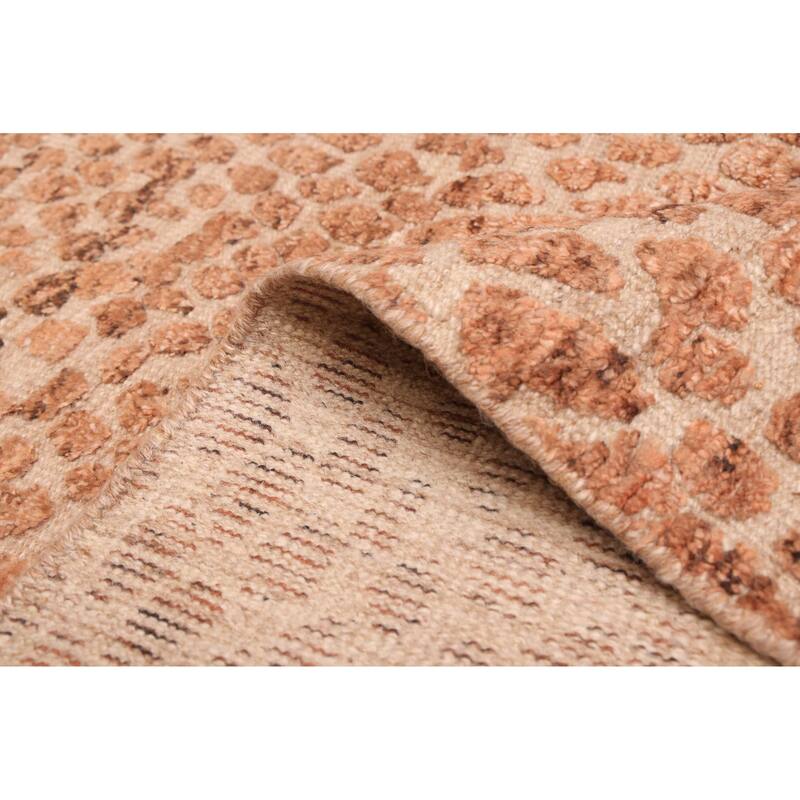 ECARPETGALLERY Hand-knotted Tangier Brown Wool Rug - 8'2 x 10'2