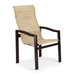 Belvedere Sling Java Aluminum Dining Chair - Bed Bath & Beyond - 39168860