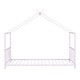 preview thumbnail 16 of 25, Twin Size Metal House Platform Bed