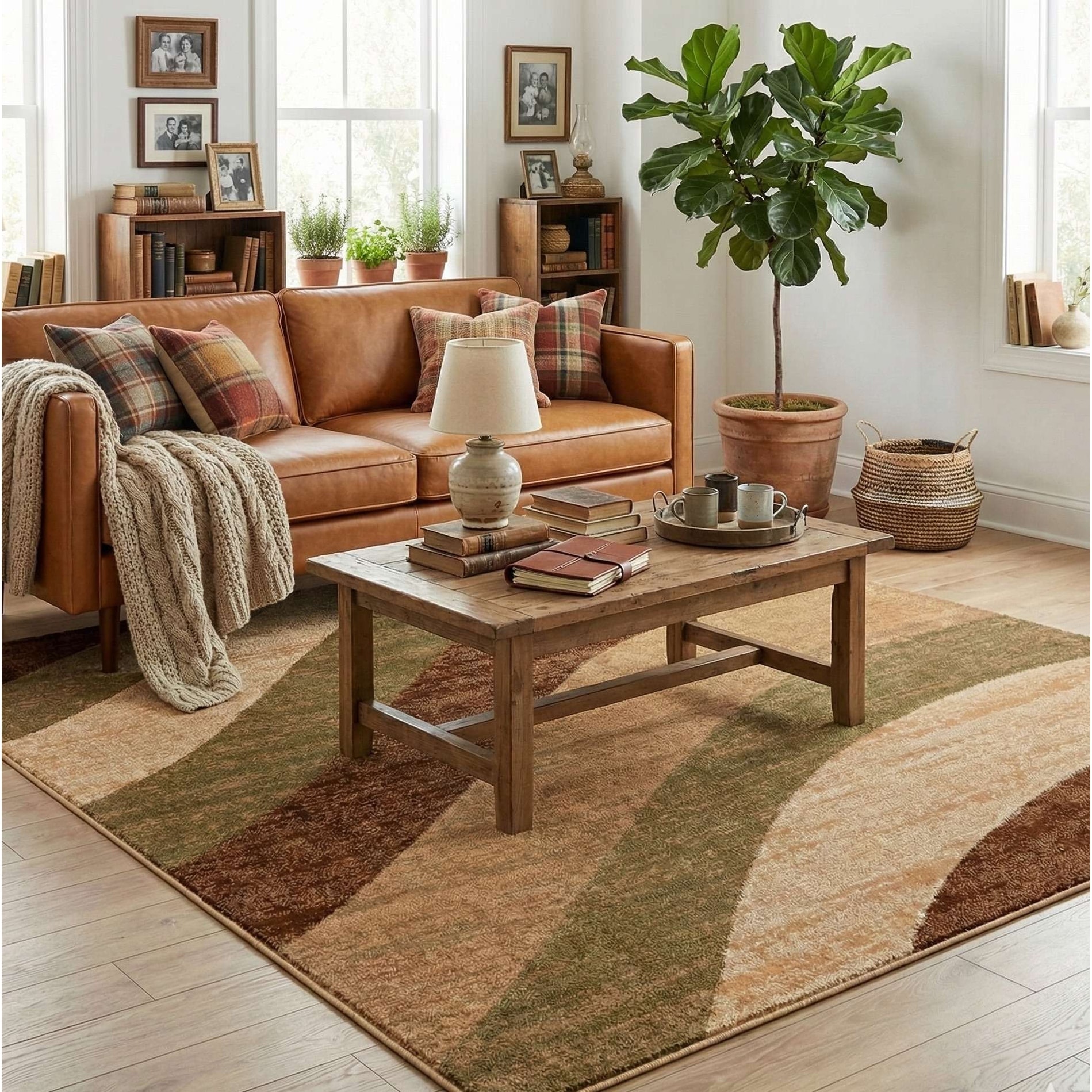 Well Woven Good Vibes Cecilia Modern Waves Lines Geometric Area Rug