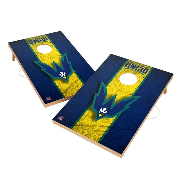 slide 2 of 5, Vintage North Carolina Wilmington Seahawks Regulation 2x4 Cornhole Set
