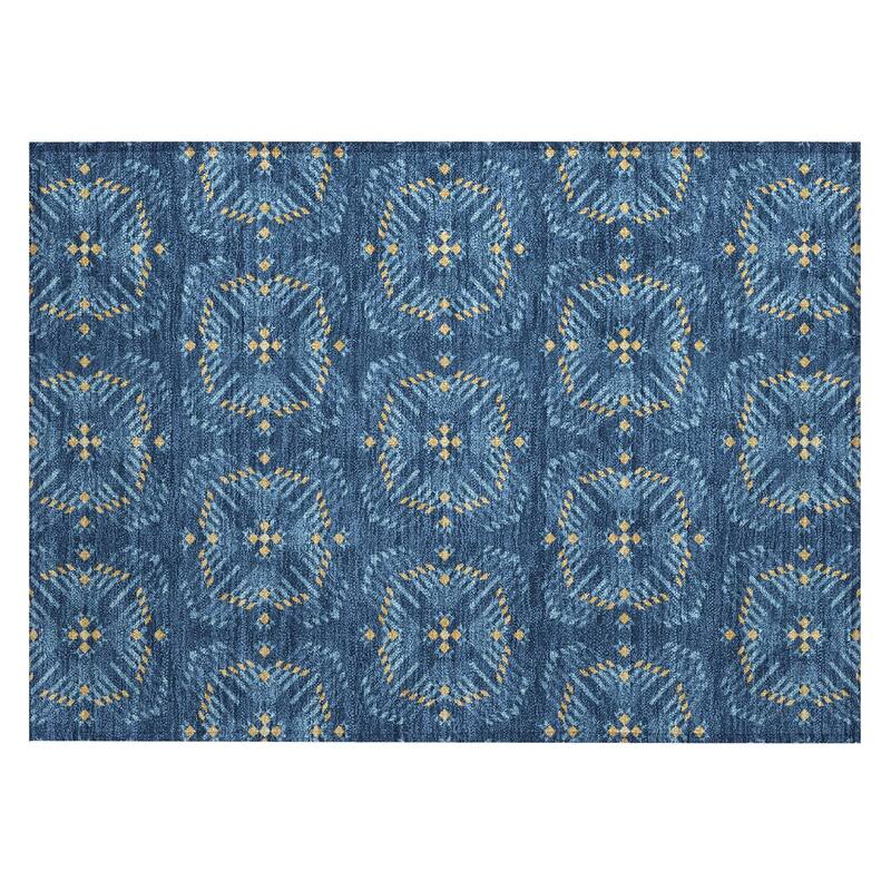 Machine Washable Indoor/ Outdoor Modern Frontenac Chantille Rug