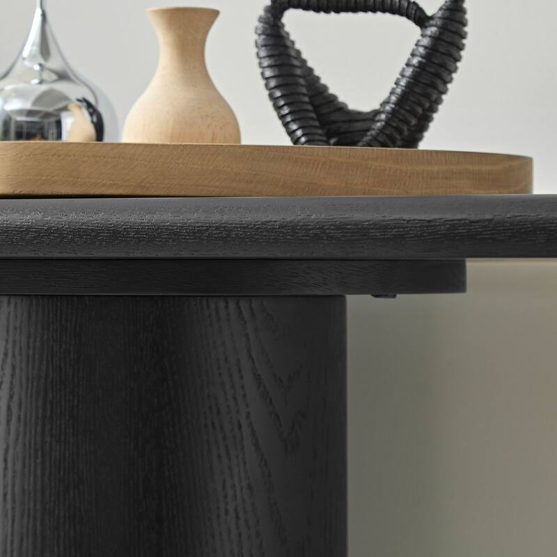 66.93" Modern Console Table for Entryway with Unique cylinders Legs Design for Living Room Hallway Foyer Entrance Study