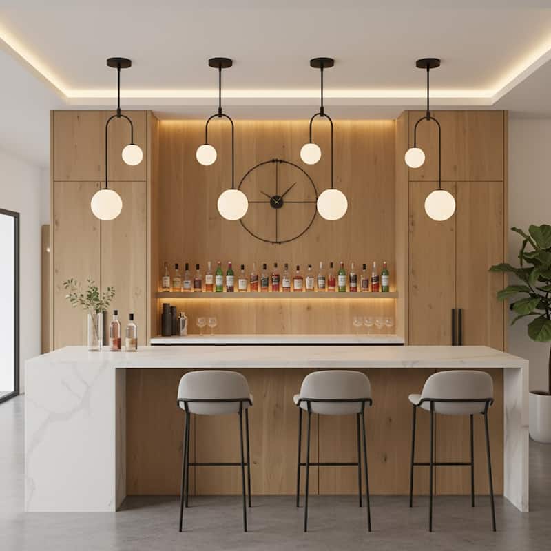 Artcraft Comet - 2-Light Pendant - Semi Matte Black - Semi Matte Black