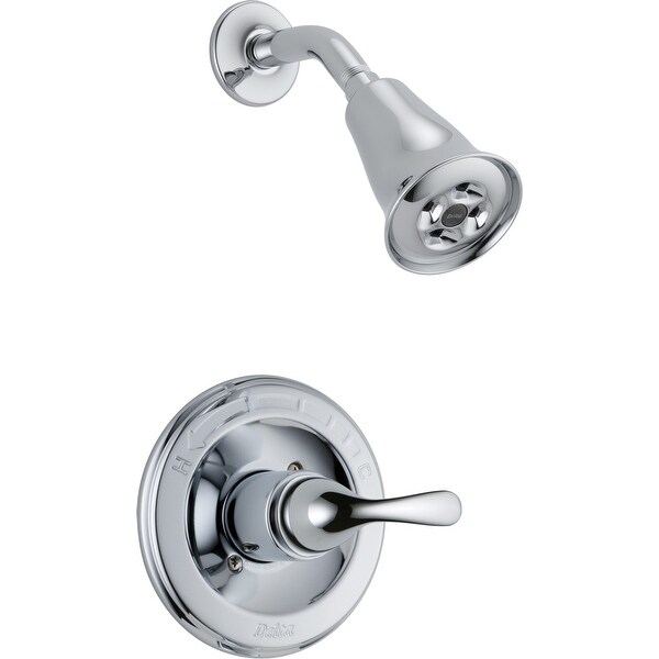 Delta T13220-H2O Classic Monitor 13 Series Single Function Pressure Balanced Shower Trim Package with H2Okinetic Shower Head