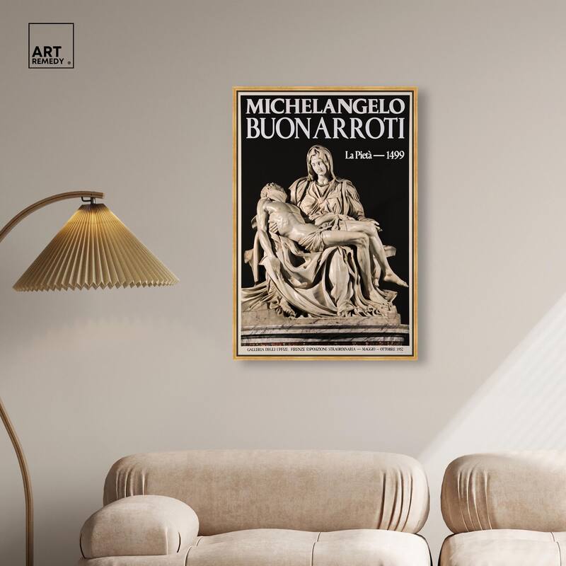 Marble Lamentation Canvas by Art Remedy