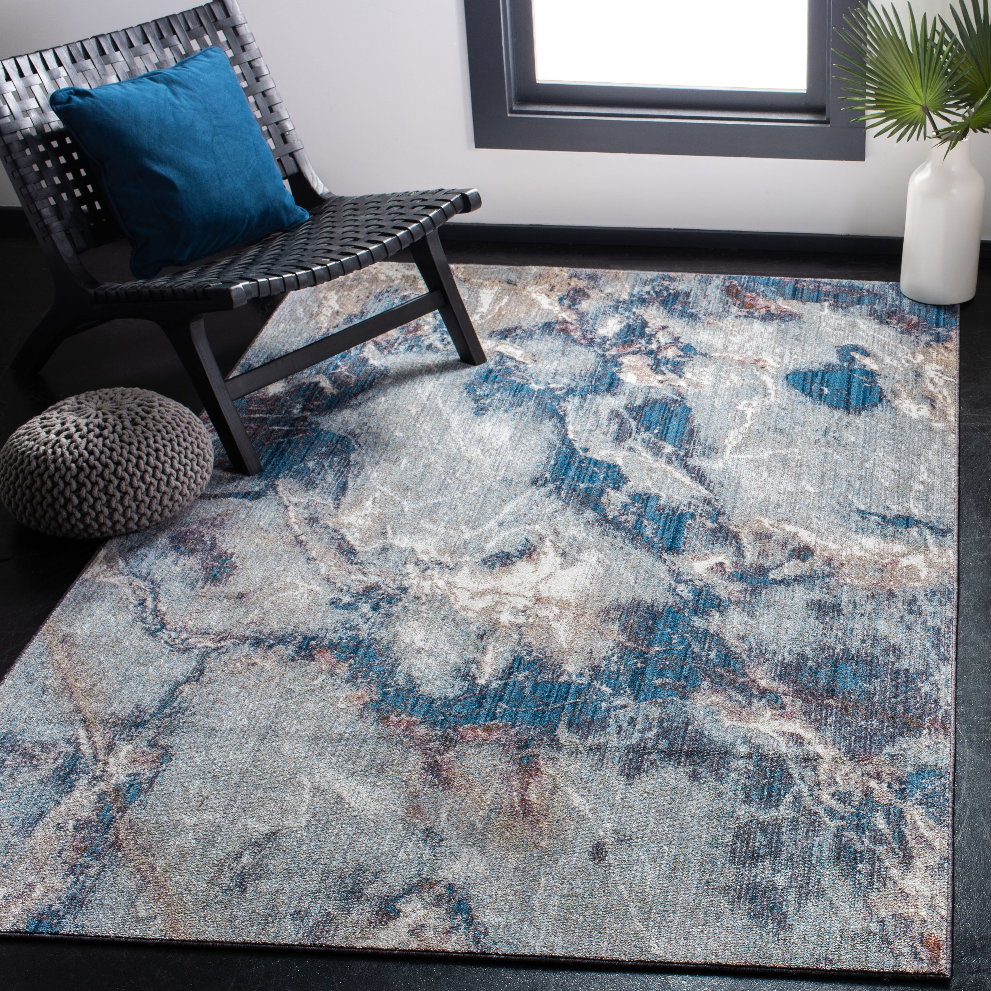 Safavieh Monray Aviana Modern Abstract Polyester Rug Ebay