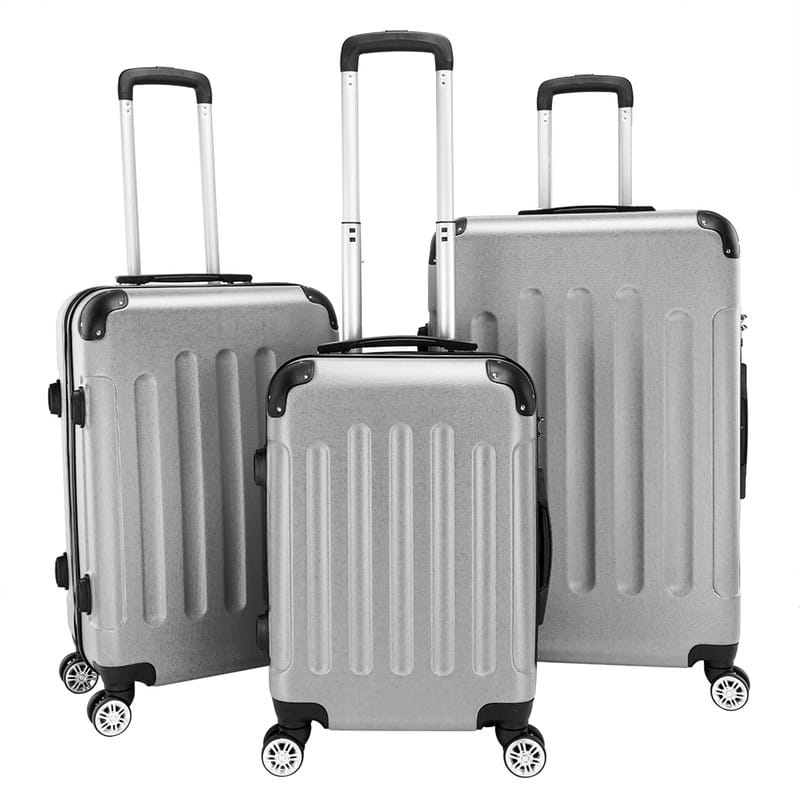 3 Piece Lightweight Luggage Set, Trunk Set Spinner Suitcase With TSA Lock 20" 24'' 28"