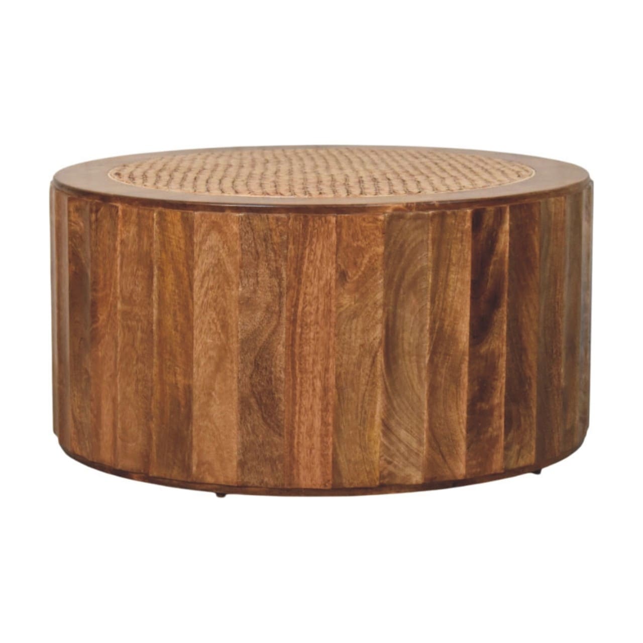 Artisan Furniture Solid Wood Rivera Rattan Coffee Table , Brown