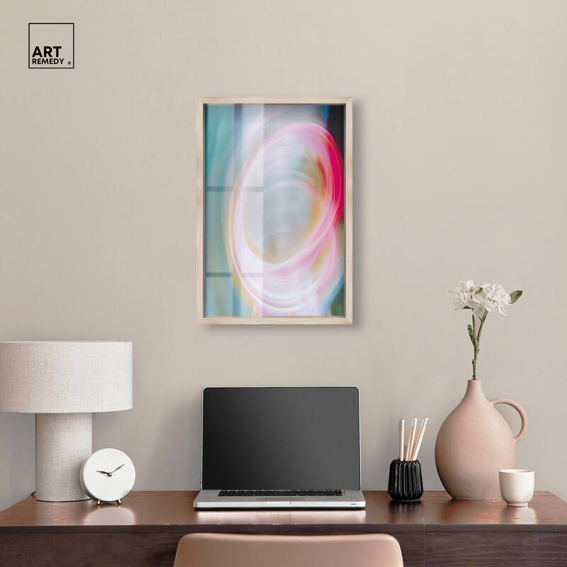 Swirling Light III Shadowbox by Art Remedy