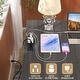 preview thumbnail 28 of 70, Modern Farmhouse L-Shape Desk with File Cabinet and Drawers, Homer Office Executive Desk with Charge Station
