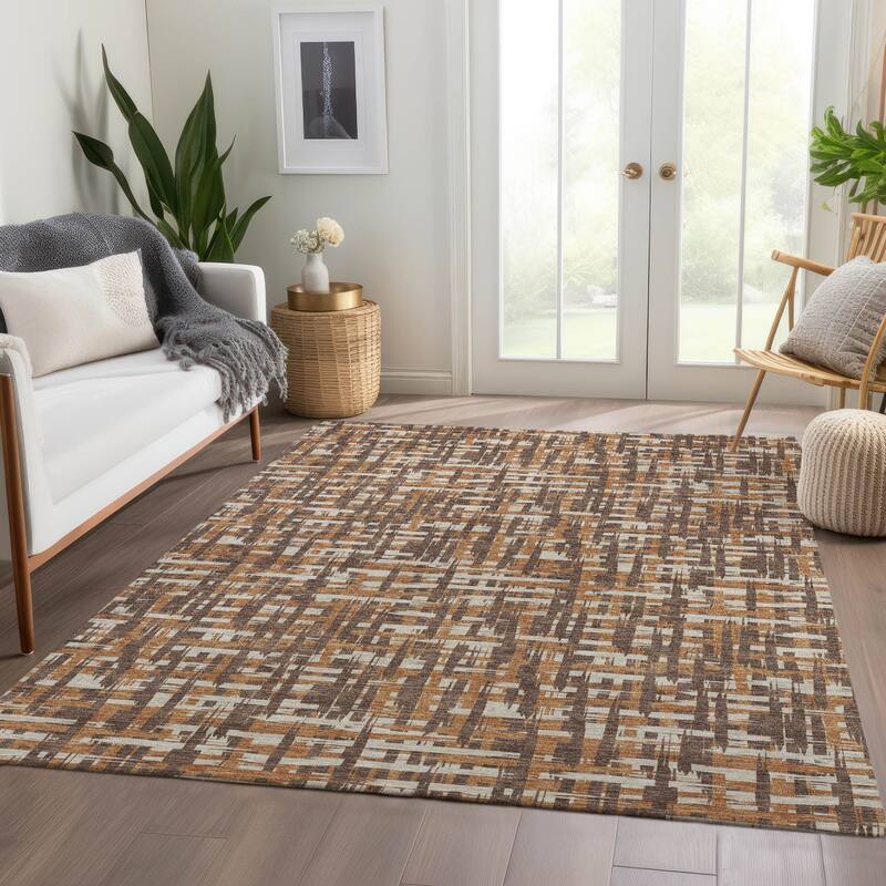 Premium Washable Super Soft Abstract Weave Mayfield Rug