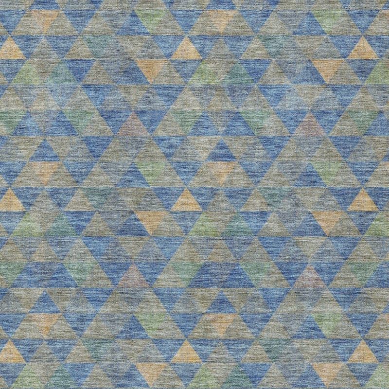 HomeRoots Geometric Transitional Rectangle Outdoor Rug