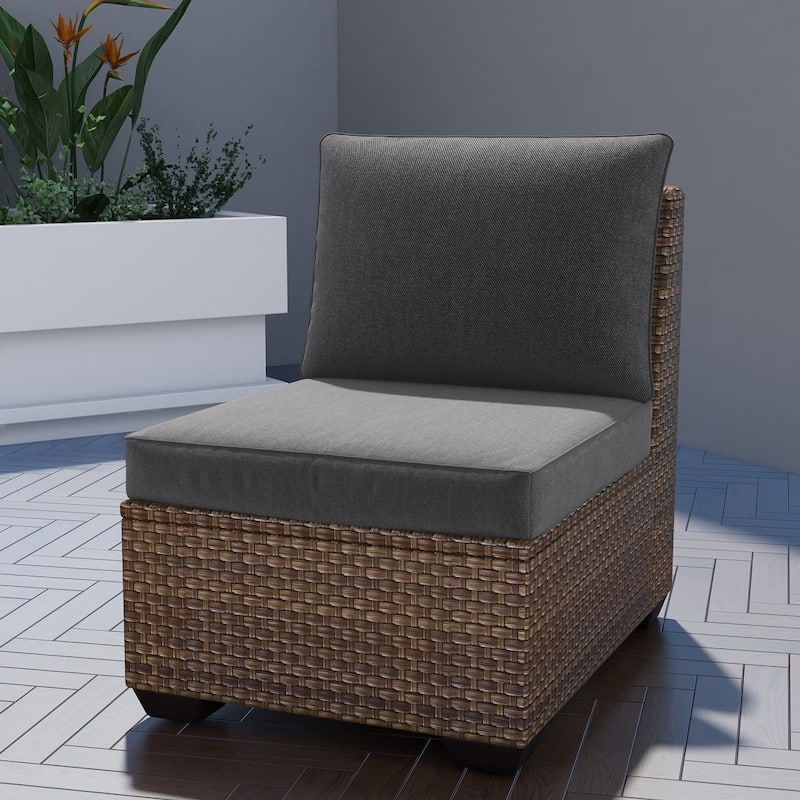 Sunbrella Outdoor Cushions, Outdoor Deep Seat Cushions Set for Chairs - 23" W x 24.5" D - 4207(Sunbrella)