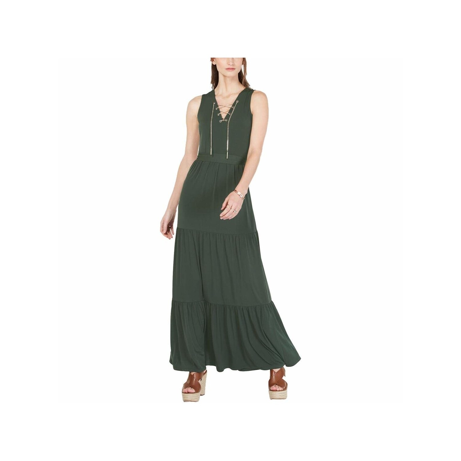 maxi shift dress
