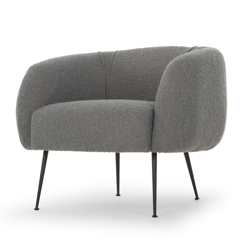 Urbia Sepli Accent Chair - Charcoal Bouclé