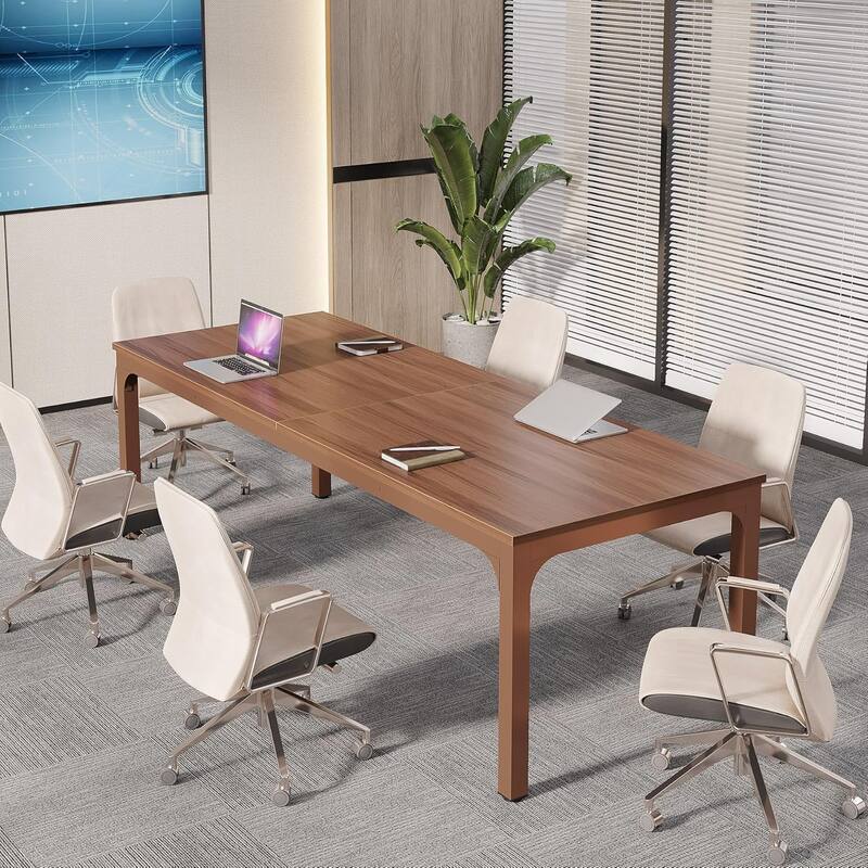 78.74" Large Rectangle Conference Table/Desk, Modern Seminar Meeting Table, Business Tables for Boardroom & Office